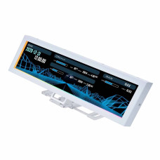 Lian-Li 8.8″ Universal Screen (US88v1), 1920 480 IPS LCD, 60Hz, 500 nits, USB Plug & Play, ARGB Edge Lighting, L-Connect 3 Support, White | SM088W